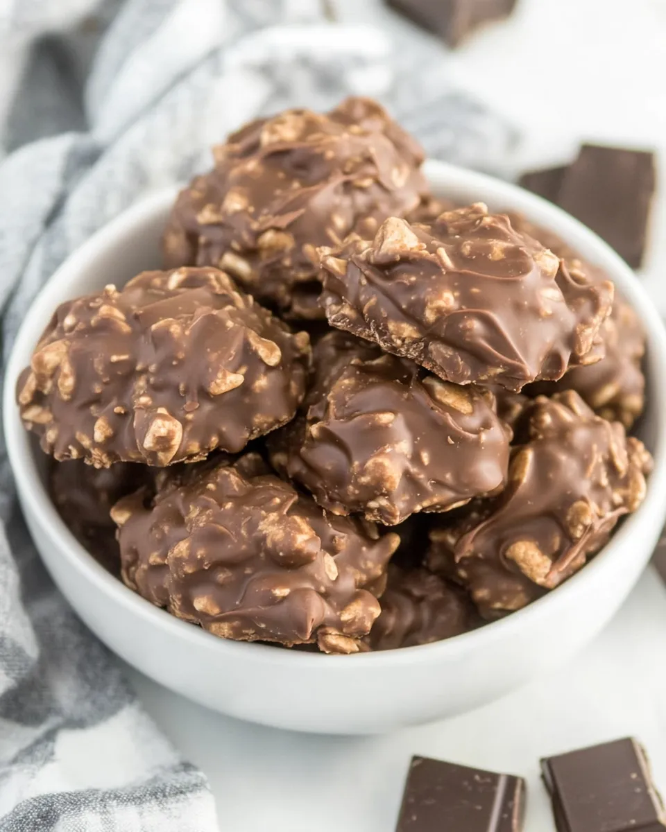 Classic Chocolate No-Bake Cookies image