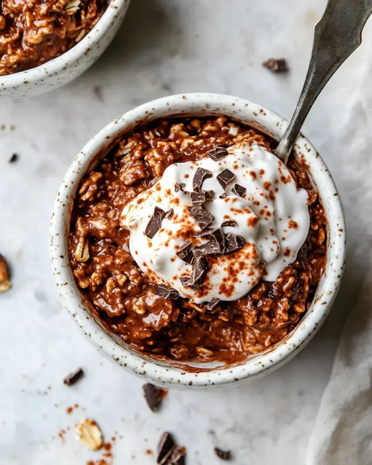 Homemade Chocolate Oatmeal photo