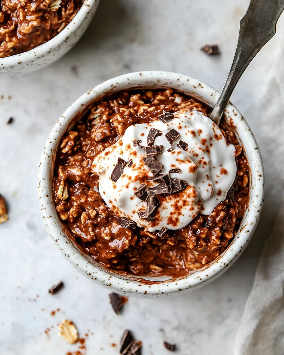 Homemade Chocolate Oatmeal photo