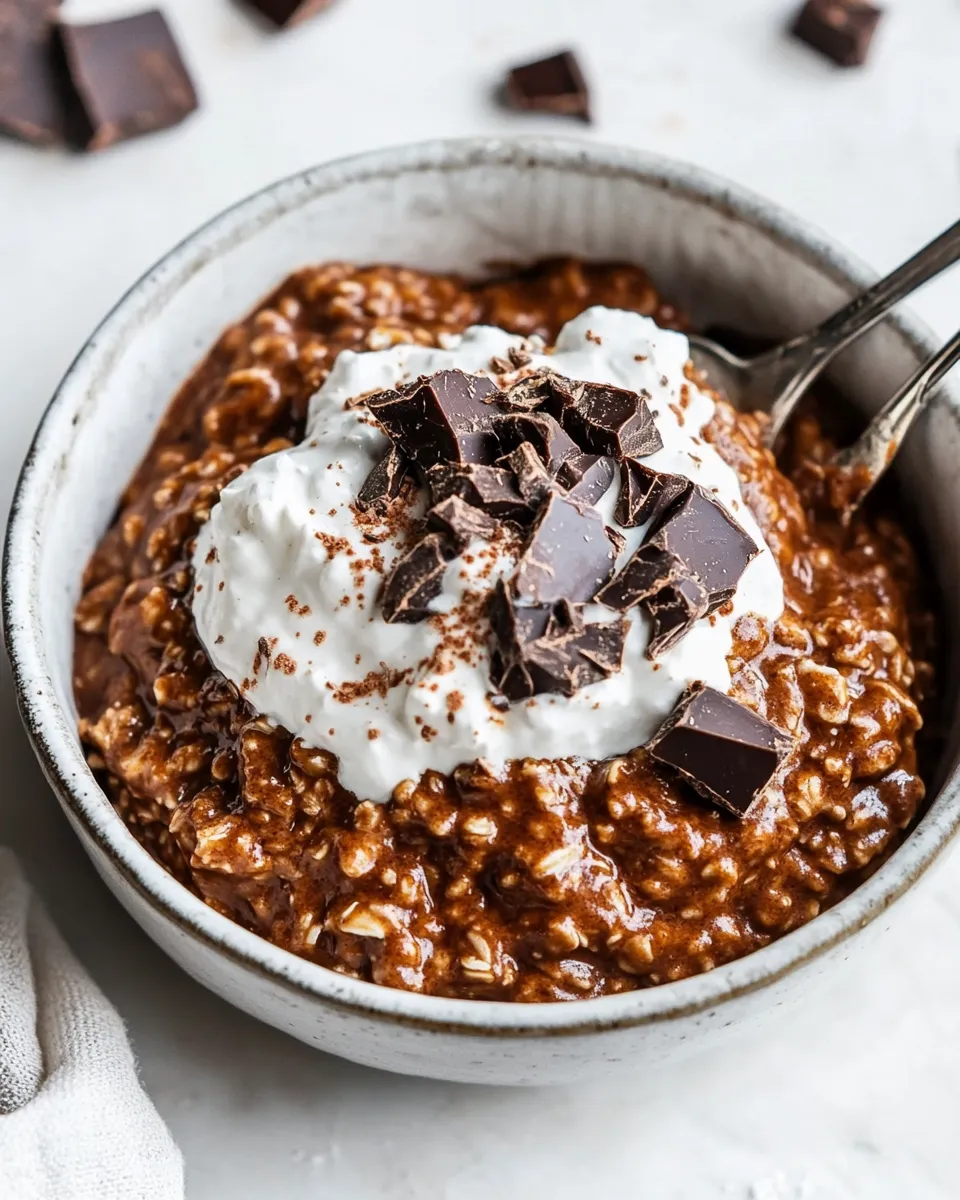 Delicious Chocolate Oatmeal shot