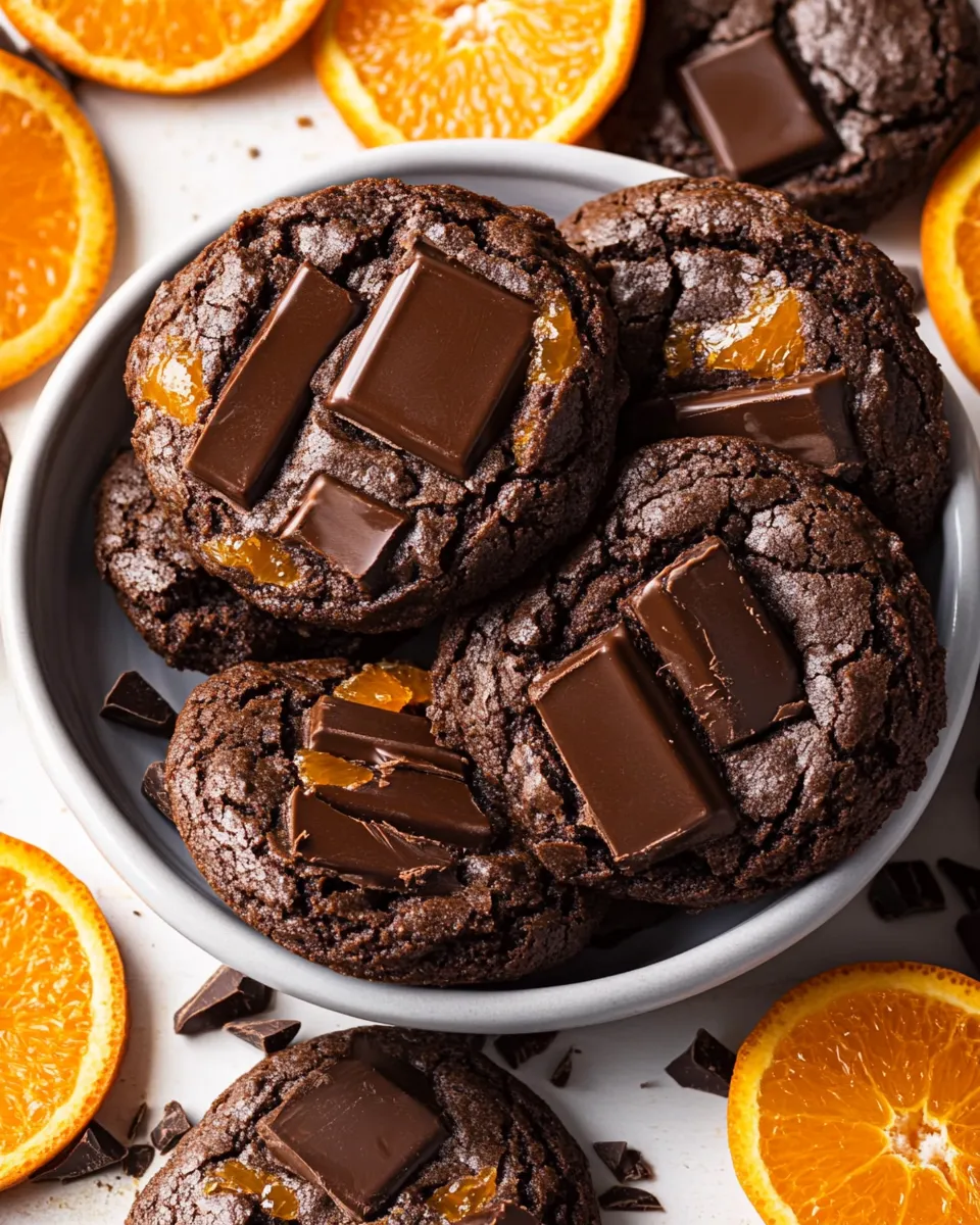 Classic Chocolate Orange Brownie Cookies image