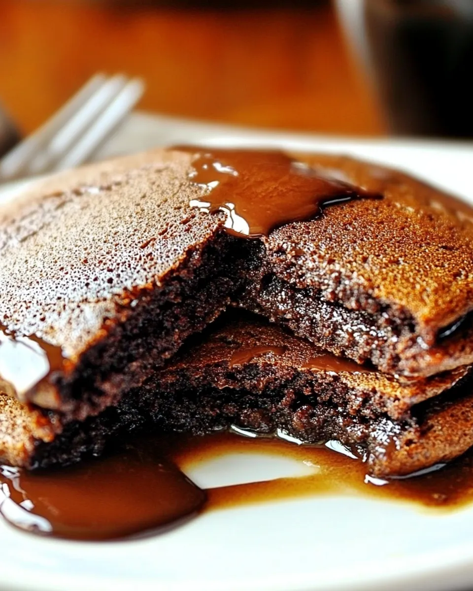 Classic Chocolate Pancakes Recipe image