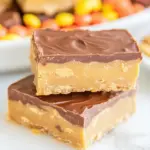 Homemade Chocolate Peanut Butter Candy Bars photo