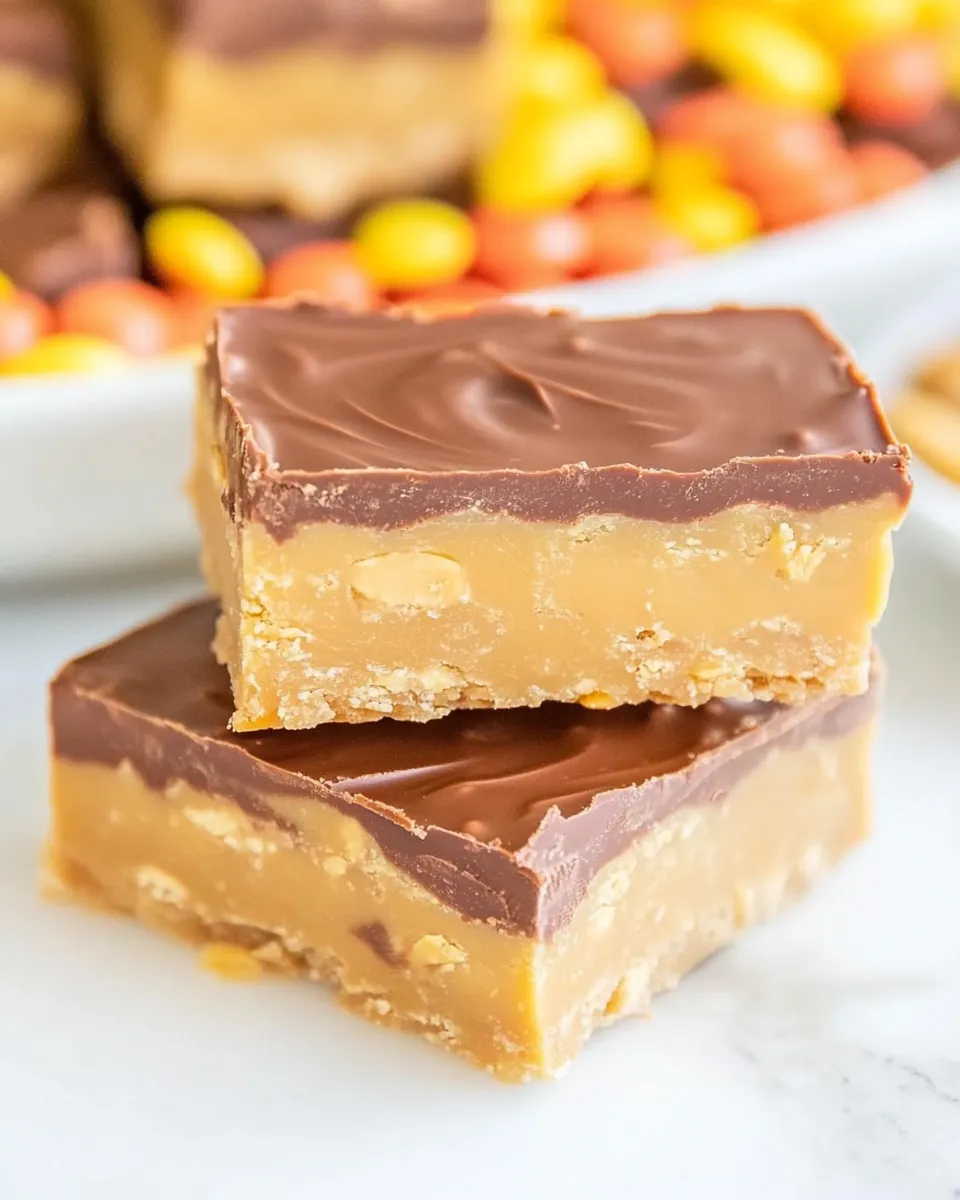 Homemade Chocolate Peanut Butter Candy Bars photo