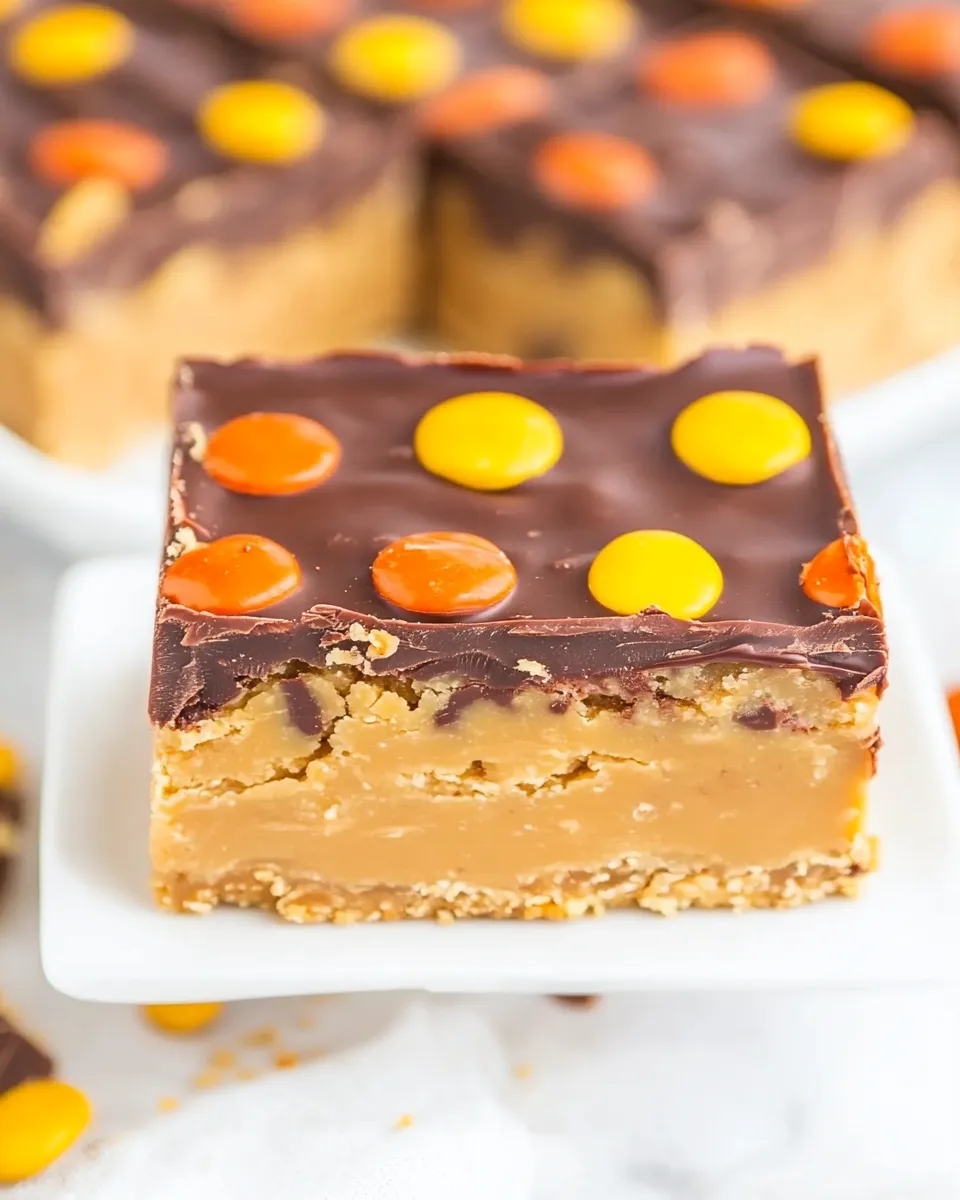 Classic Chocolate Peanut Butter Candy Bars image