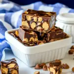 Homemade Chocolate Peanut Butter Cup Fudge photo