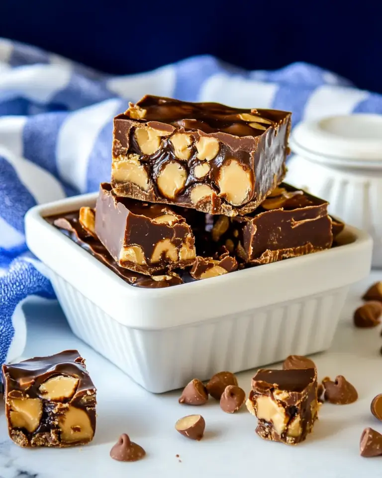 Homemade Chocolate Peanut Butter Cup Fudge photo