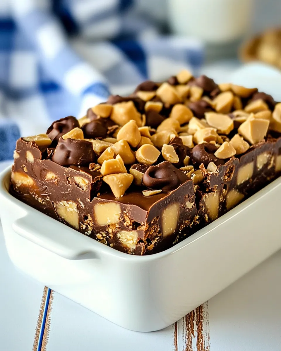 Classic Chocolate Peanut Butter Cup Fudge image
