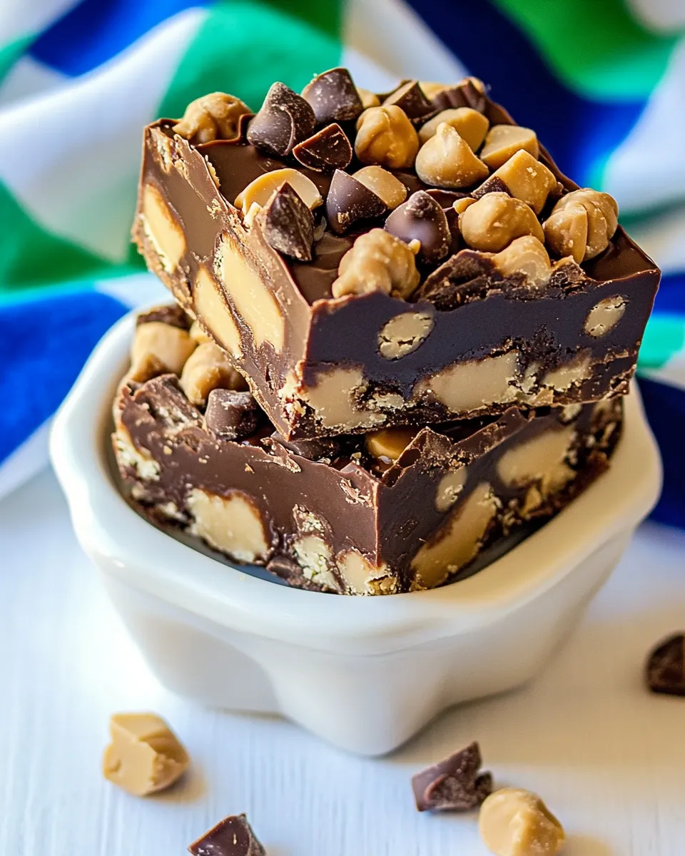 Easy Chocolate Peanut Butter Cup Fudge recipe photo