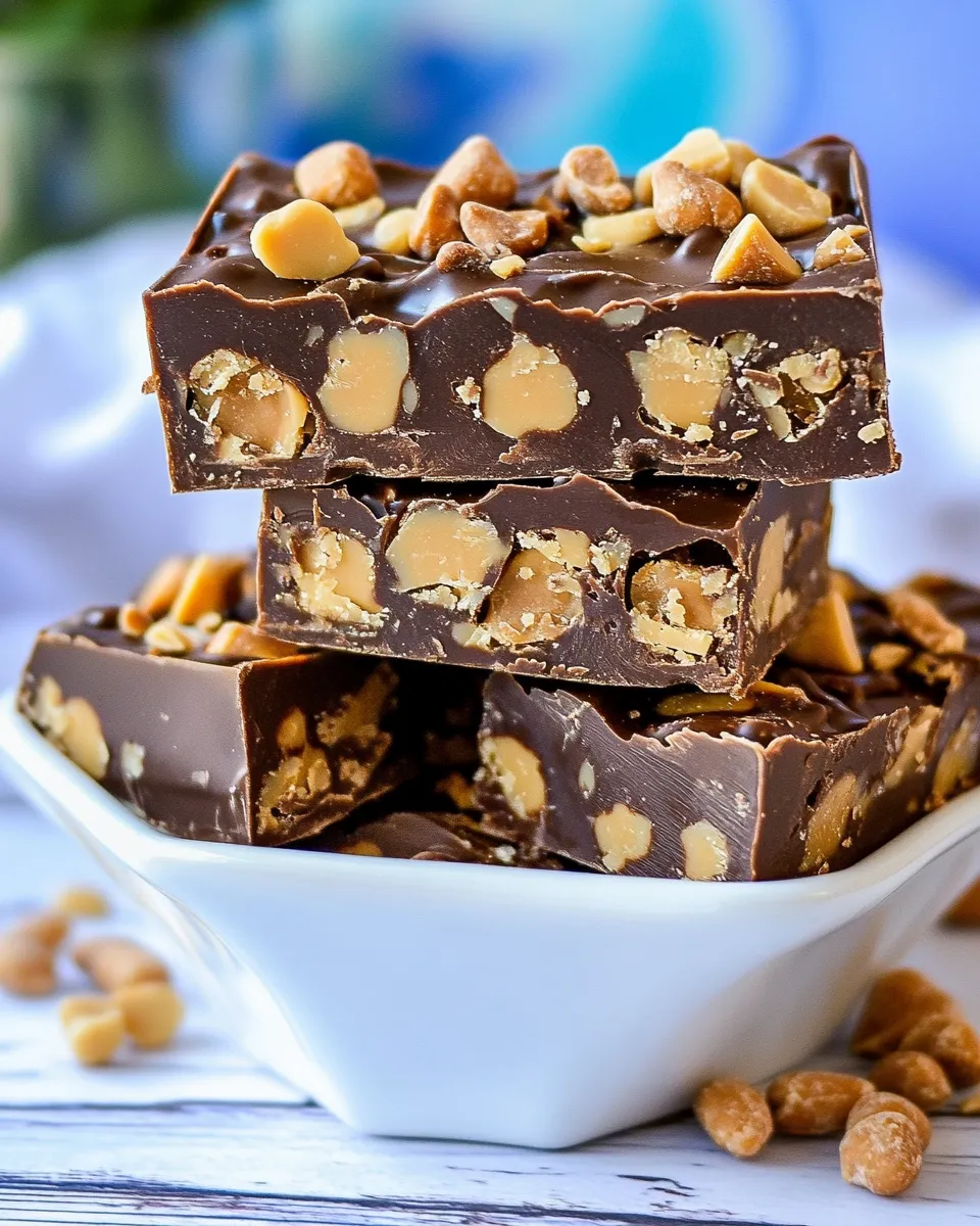 Delicious Chocolate Peanut Butter Cup Fudge shot