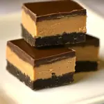 Homemade Chocolate Peanut Butter Squares photo