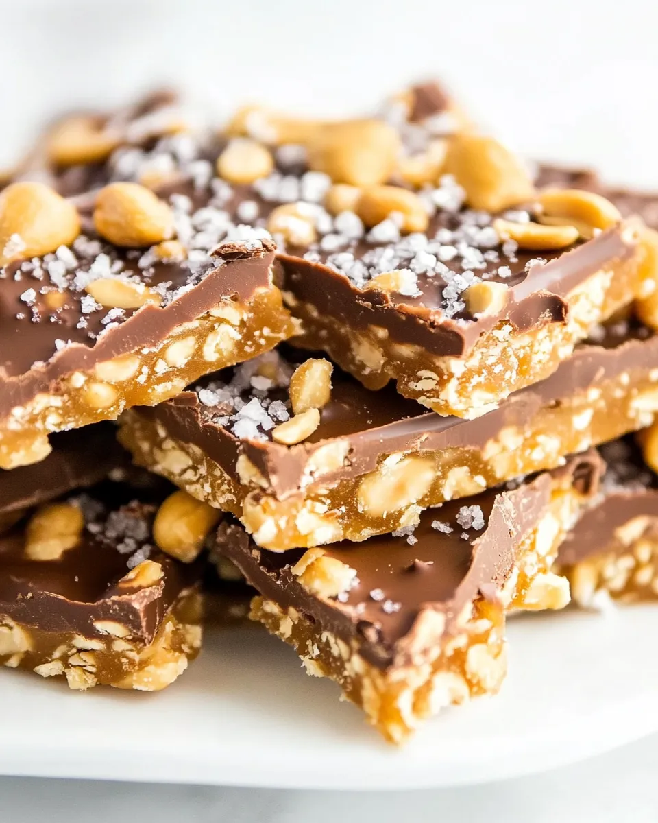 Classic Chocolate Peanut Toffee recipe photo