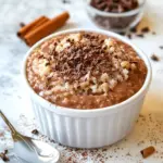 Homemade Chocolate Rice Pudding photo