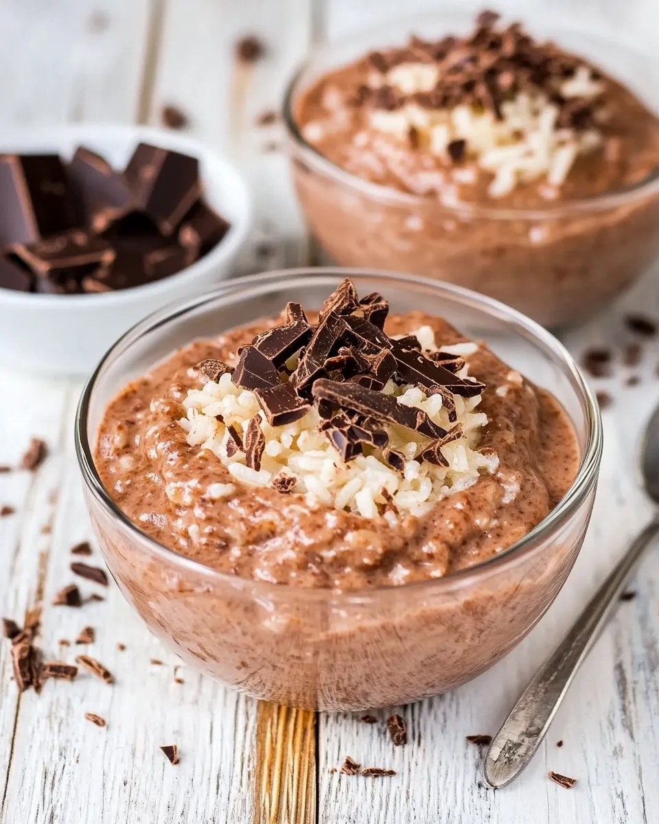 Classic Chocolate Rice Pudding image
