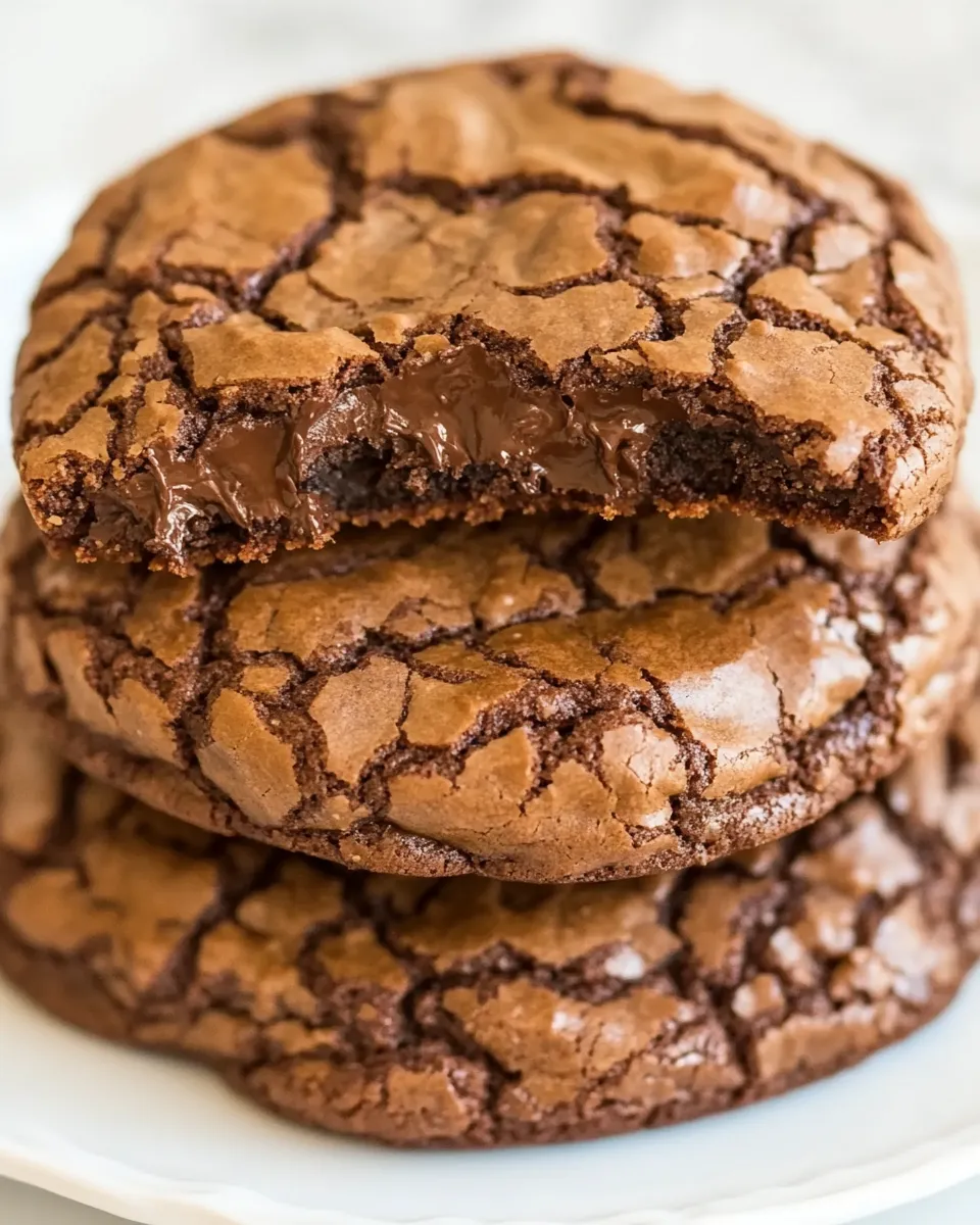 Classic Chocolate Truffle Cookies image