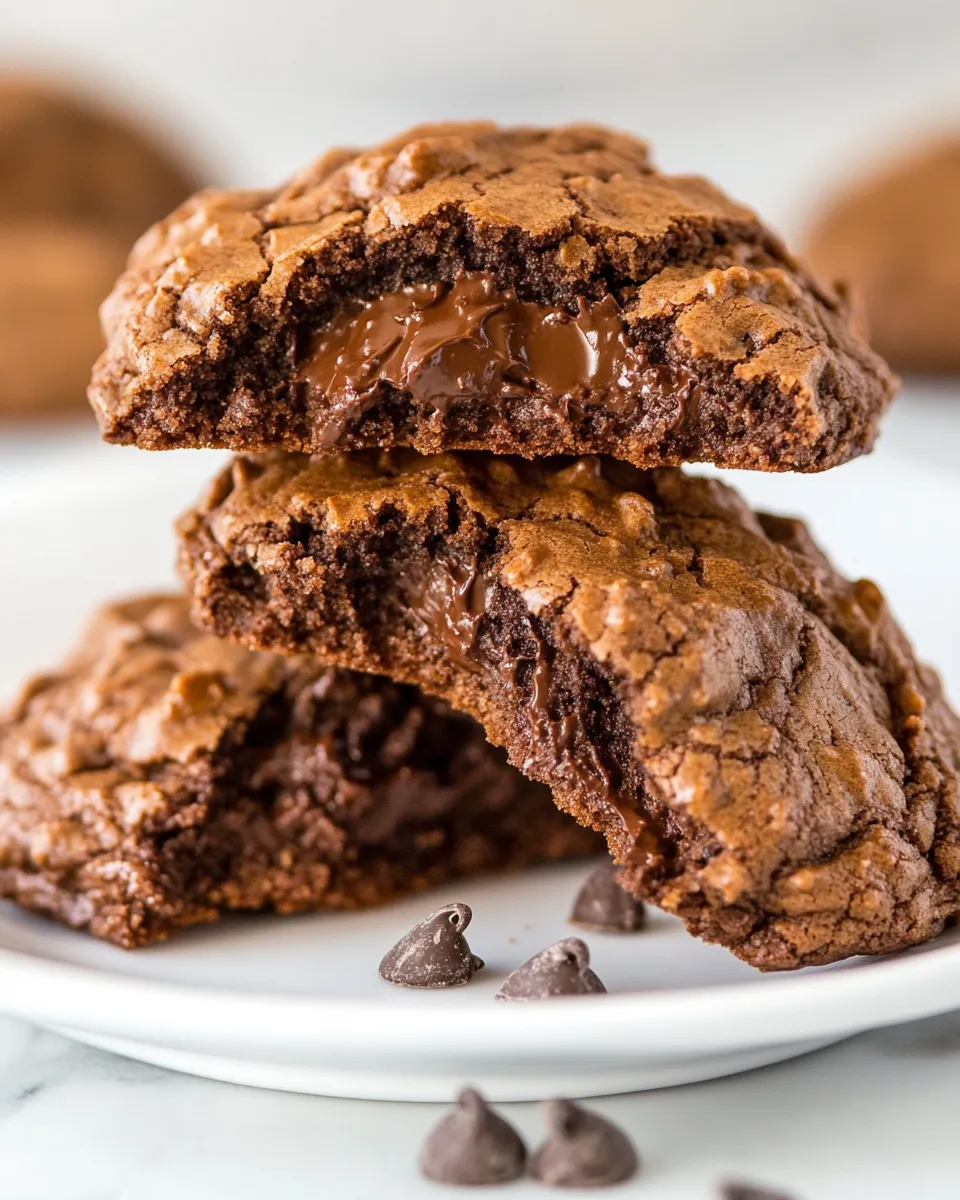 Easy Chocolate Truffle Cookies recipe photo