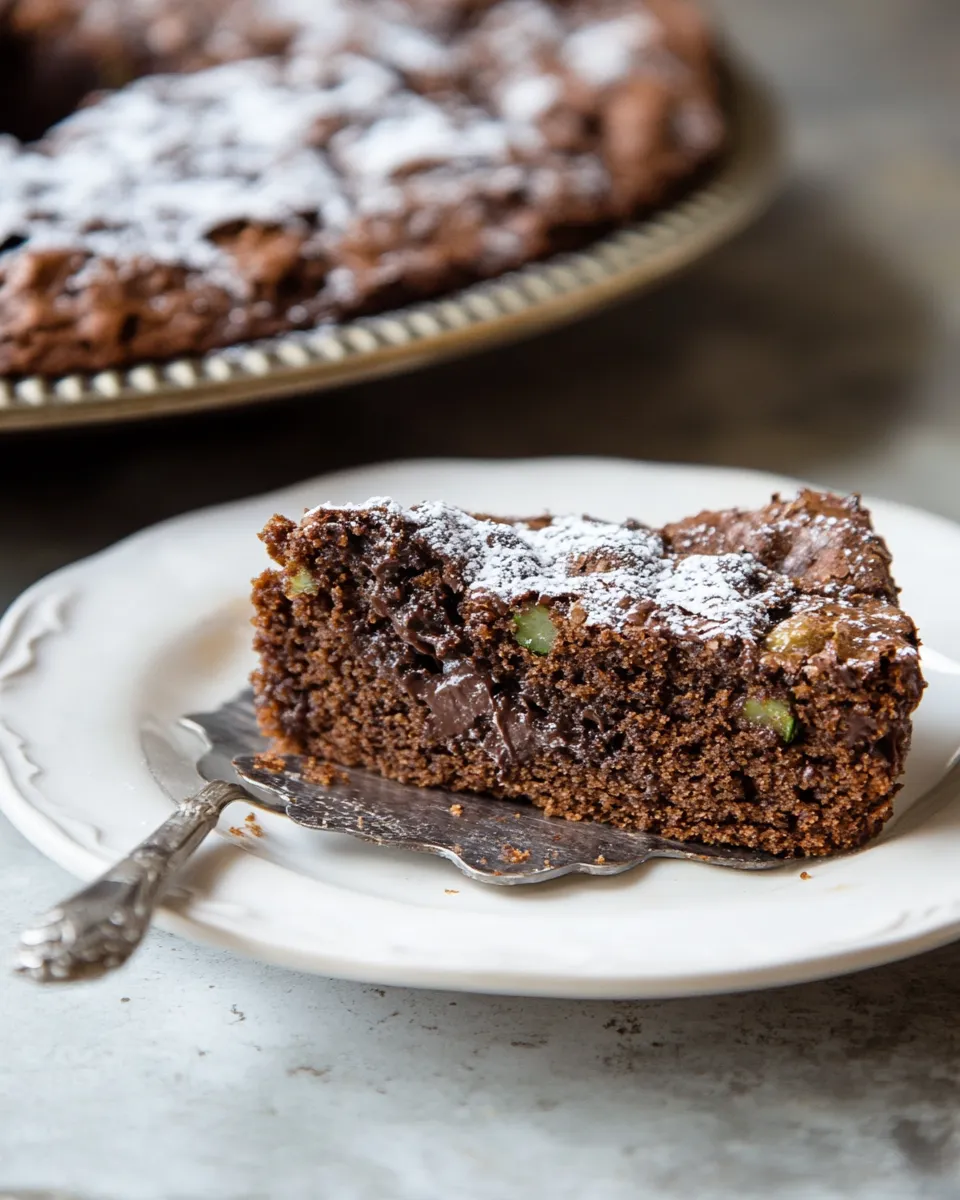 Homemade Chocolate Zucchini Date Cake recipe photo