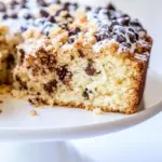 Homemade Chocolate and Peanut Butter Chip Crumb Cake photo