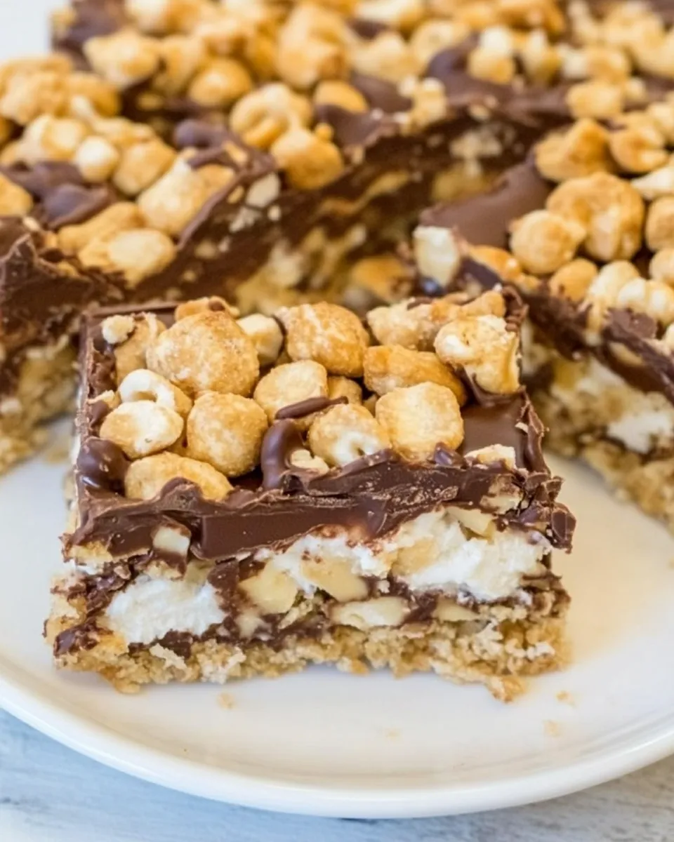 Classic Chocolate and Peanut Graham Bars image