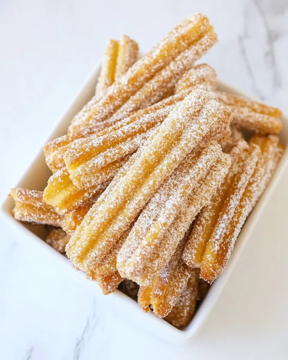 Delicious Churro Recipe shot