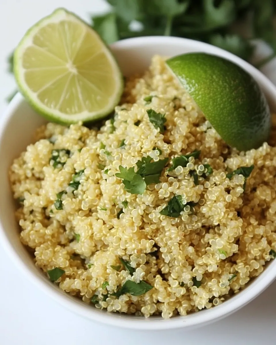 Quick Cilantro Lime Quinoa recipe photo