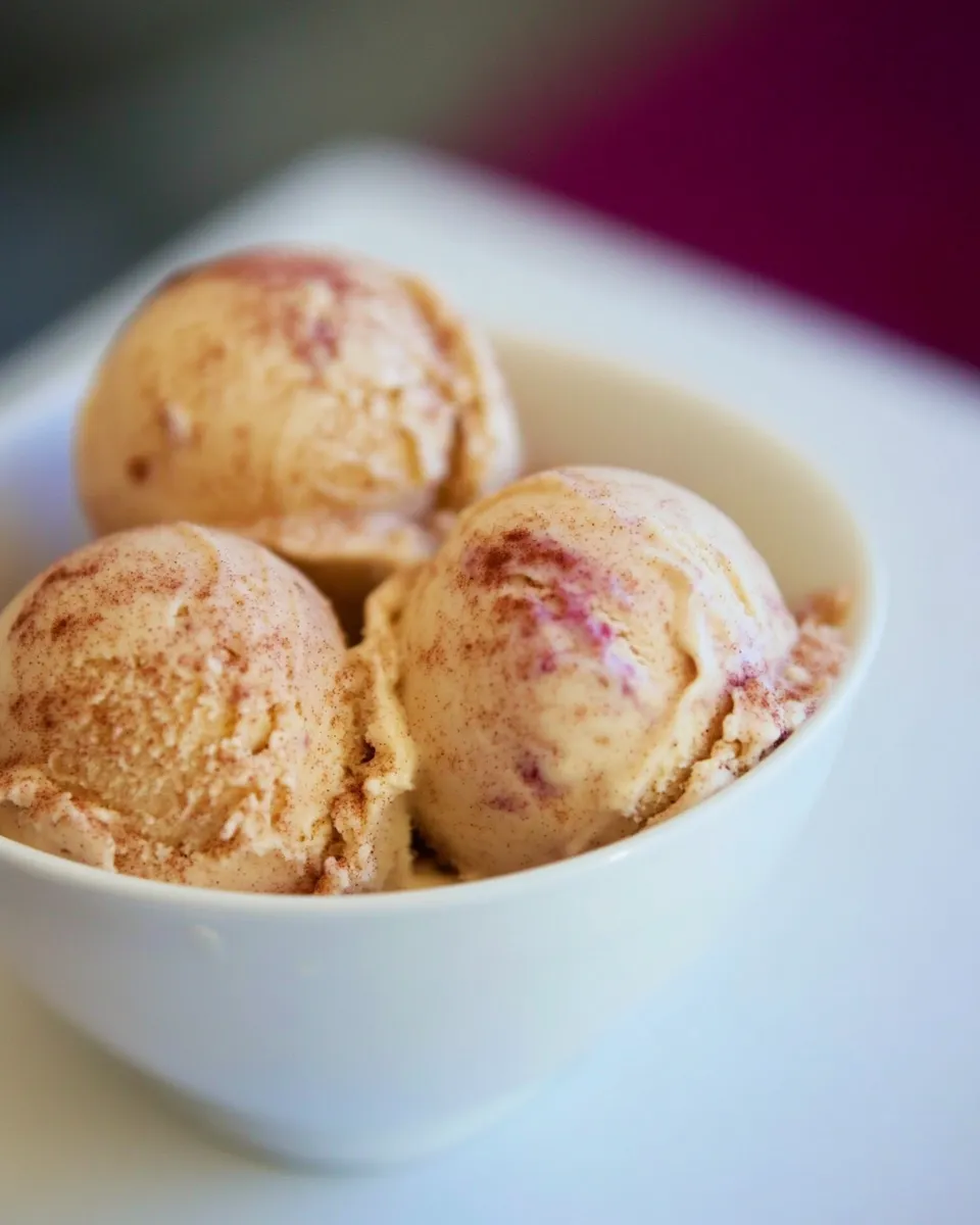 Homemade Cinnamon Ice Cream photo