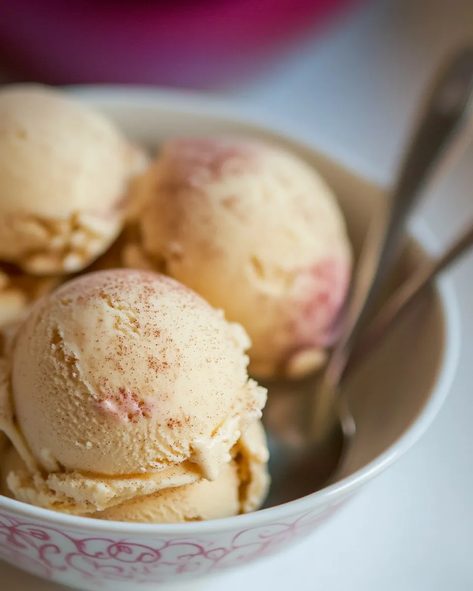 Delicious Cinnamon Ice Cream shot