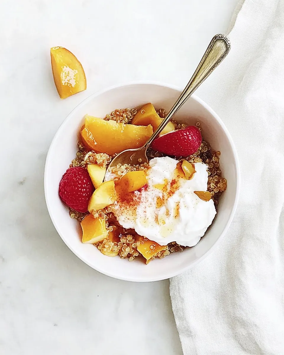 Easy Cinnamon Quinoa Breakfast Bowl photo