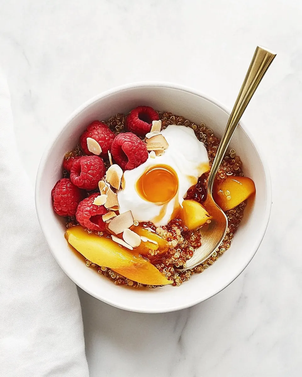 Delicious Cinnamon Quinoa Breakfast Bowl image