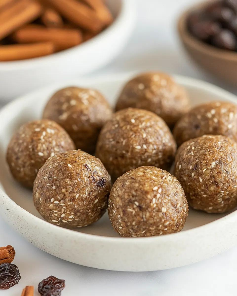 Classic Cinnamon Raisin Protein Energy Balls image
