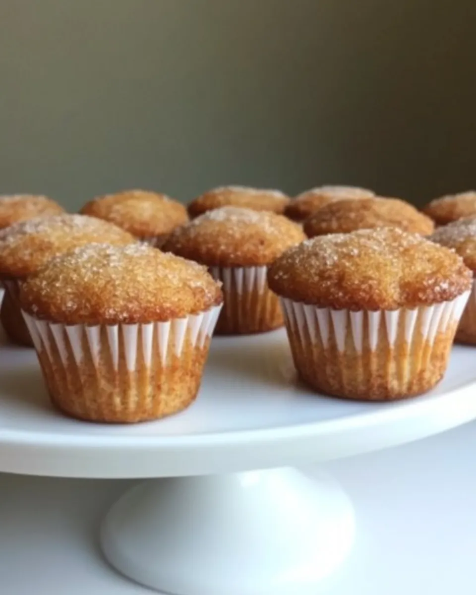 Easy Cinnamon & Sugar Mini Muffins recipe photo
