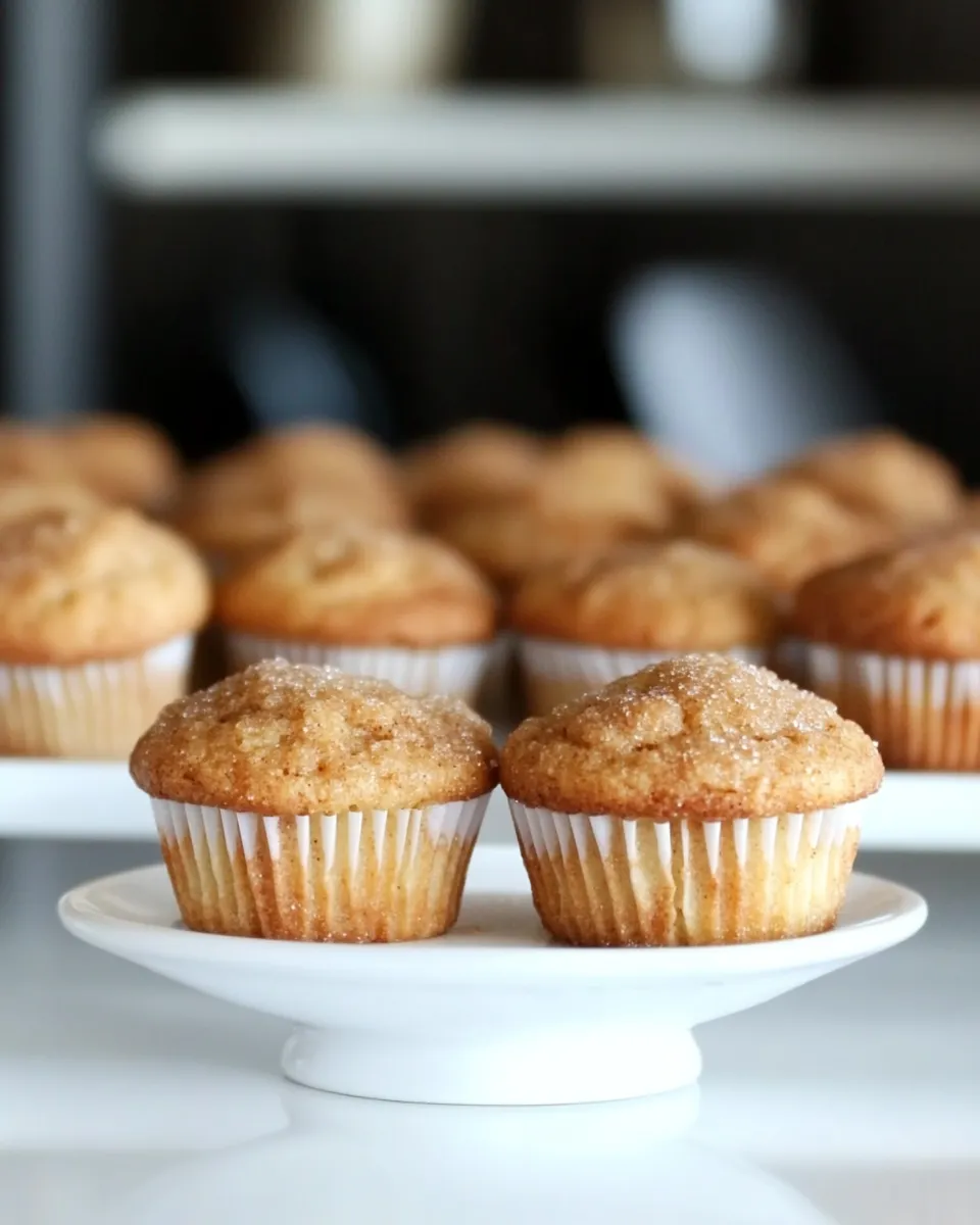 Delicious Cinnamon & Sugar Mini Muffins shot