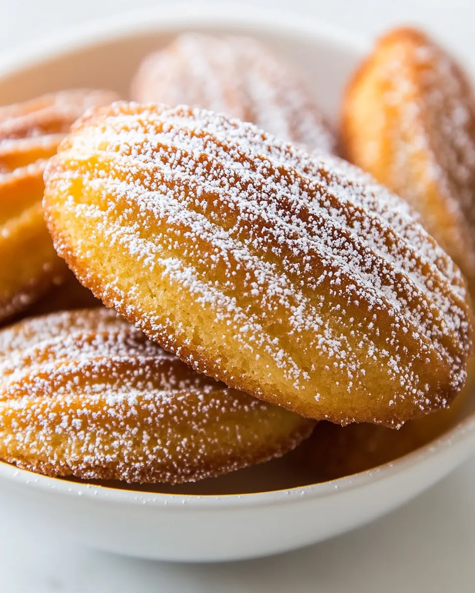 Delicious Classic French Madeleines image