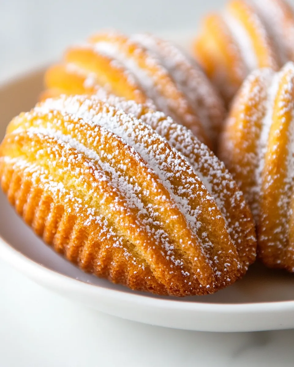 Sweet Classic French Madeleines dish photo