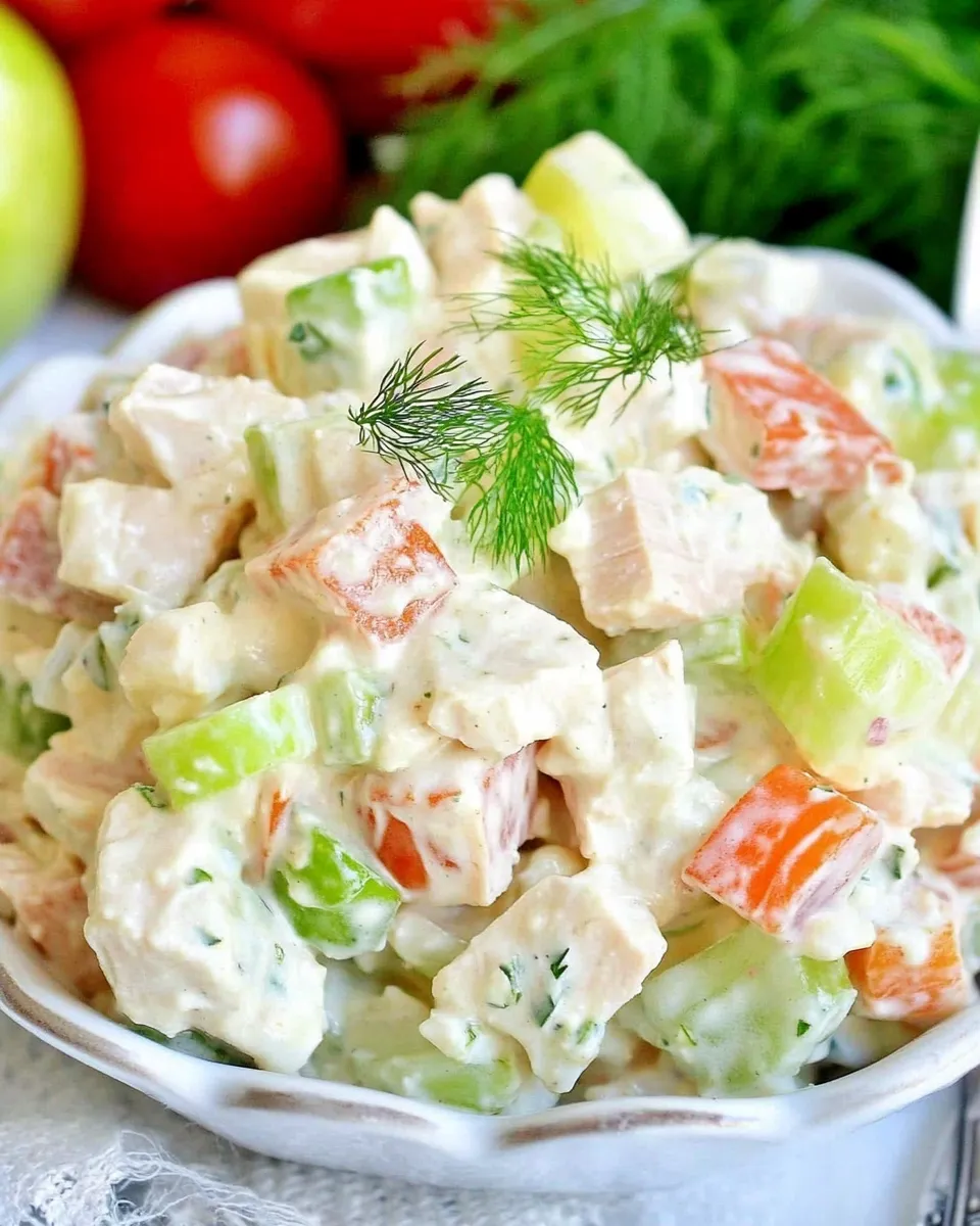 Homemade Classic Turkey Salad Recipe photo
