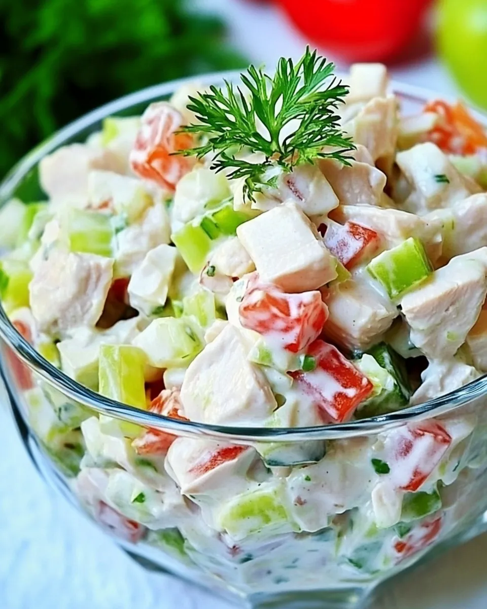 Delicious Classic Turkey Salad Recipe image