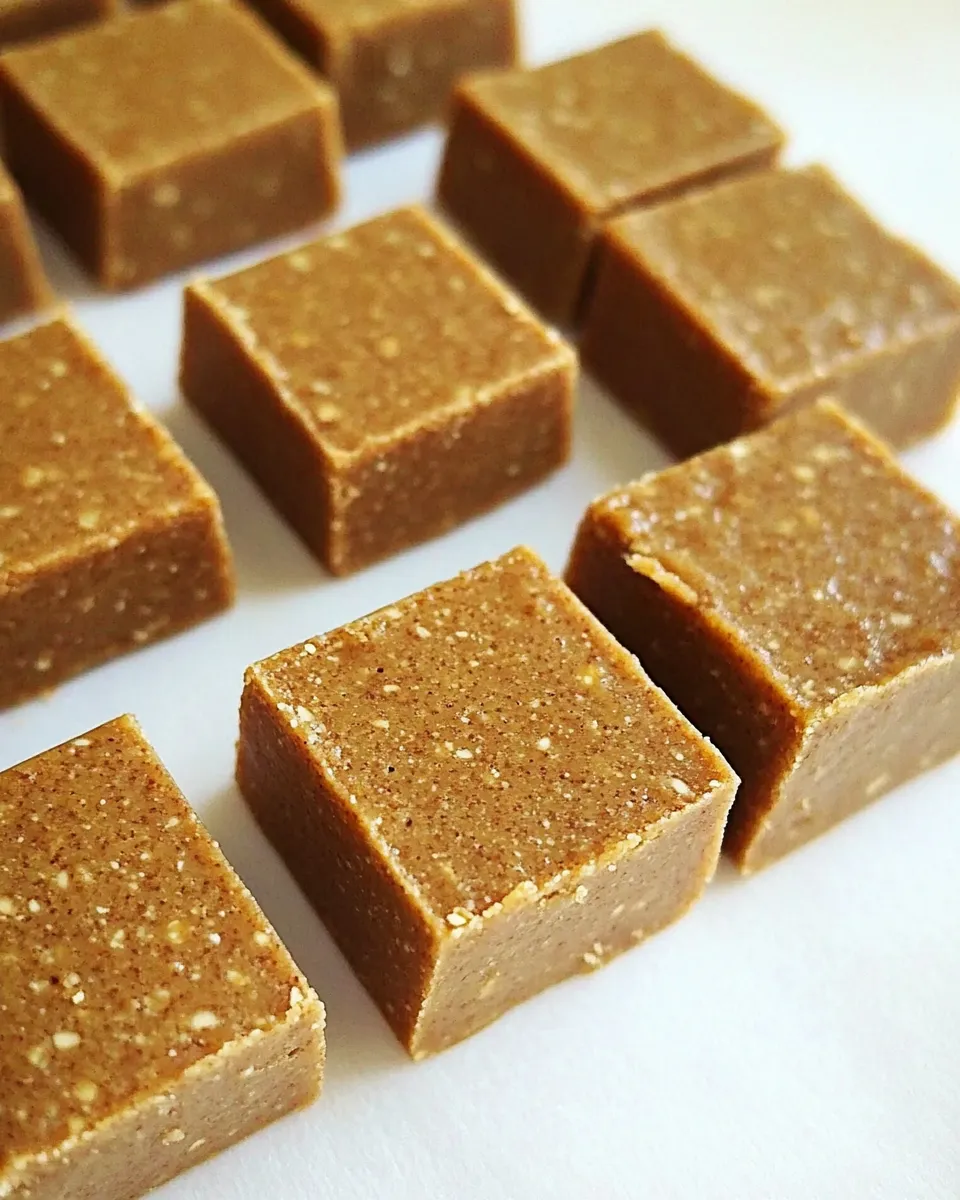 Quick Clean Eating Almond Butter Fudge shot