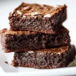 Homemade Clean Eating Fudge Brownies photo