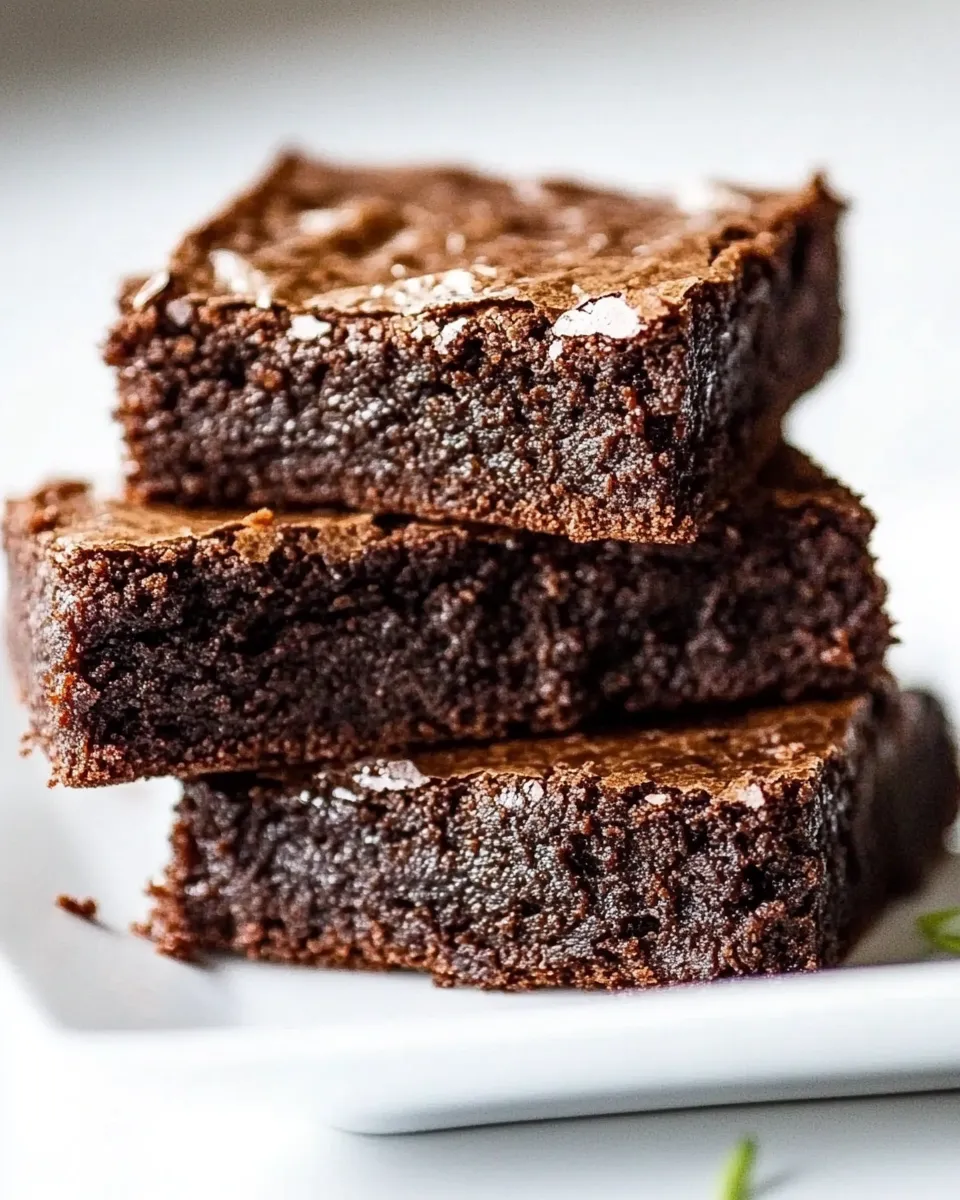 Homemade Clean Eating Fudge Brownies photo