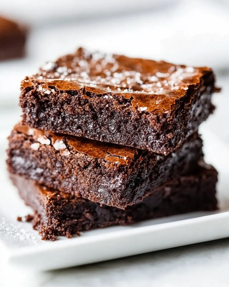 Easy Clean Eating Fudge Brownies shot
