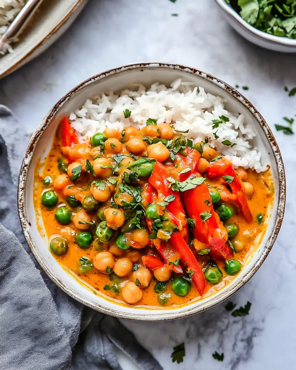 Easy Coconut Chickpea Curry recipe photo