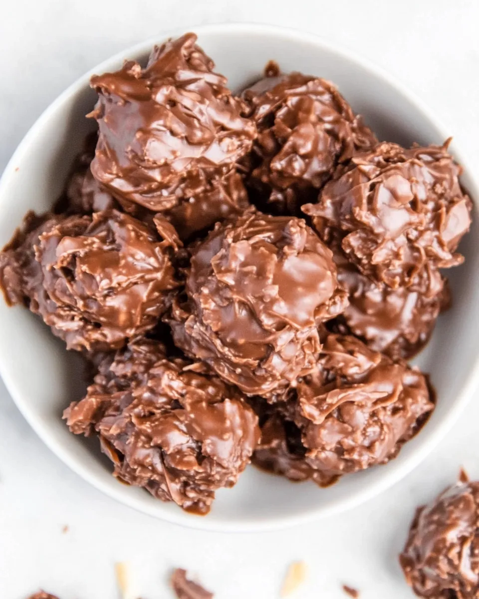 Delicious Coconut Clusters shot