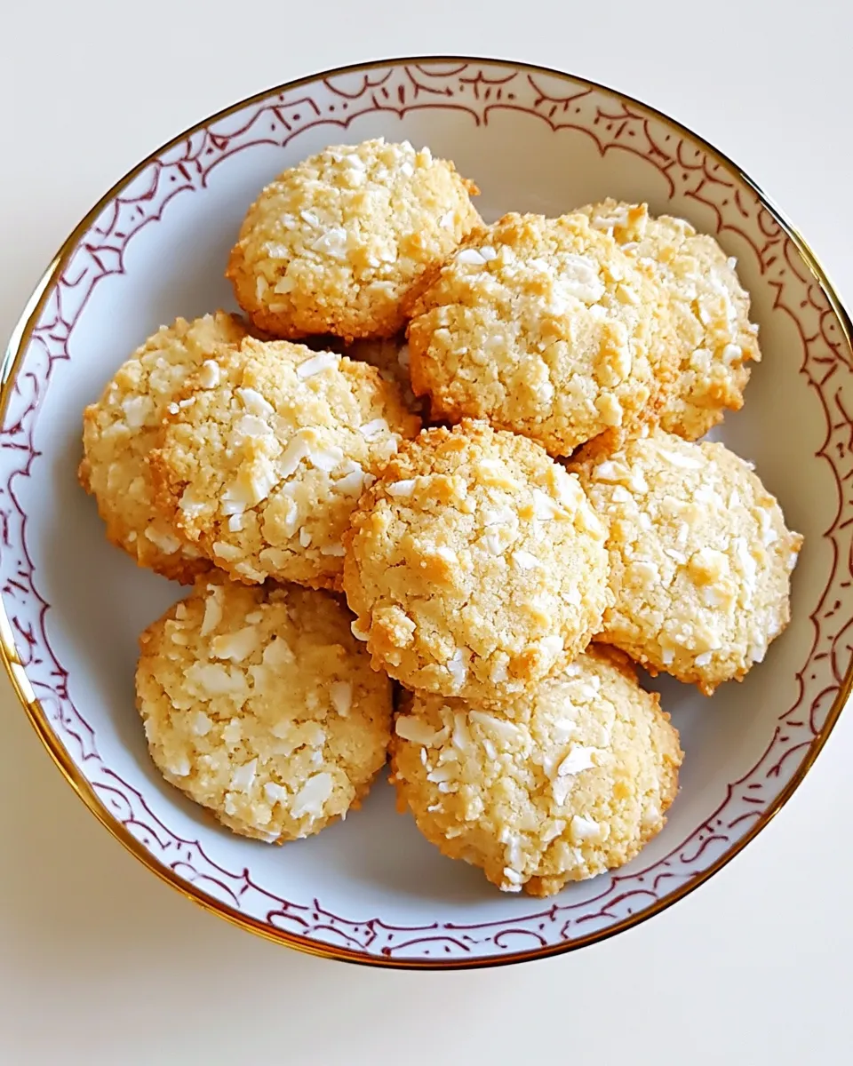 Classic Coconut Cookies with Vanilla & Lime recipe photo