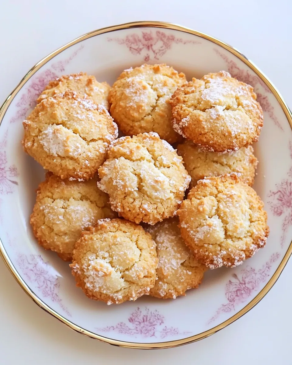 Easy Coconut Cookies with Vanilla & Lime shot
