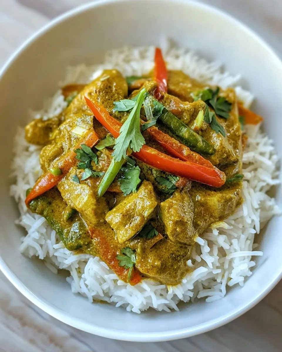 Delicious Coconut Curry shot