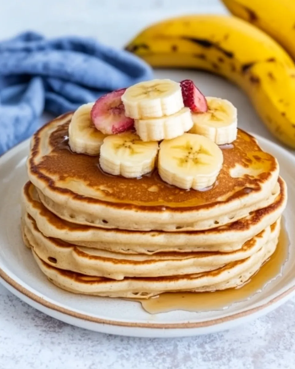 Easy Coconut Flour Banana Pancakes recipe photo