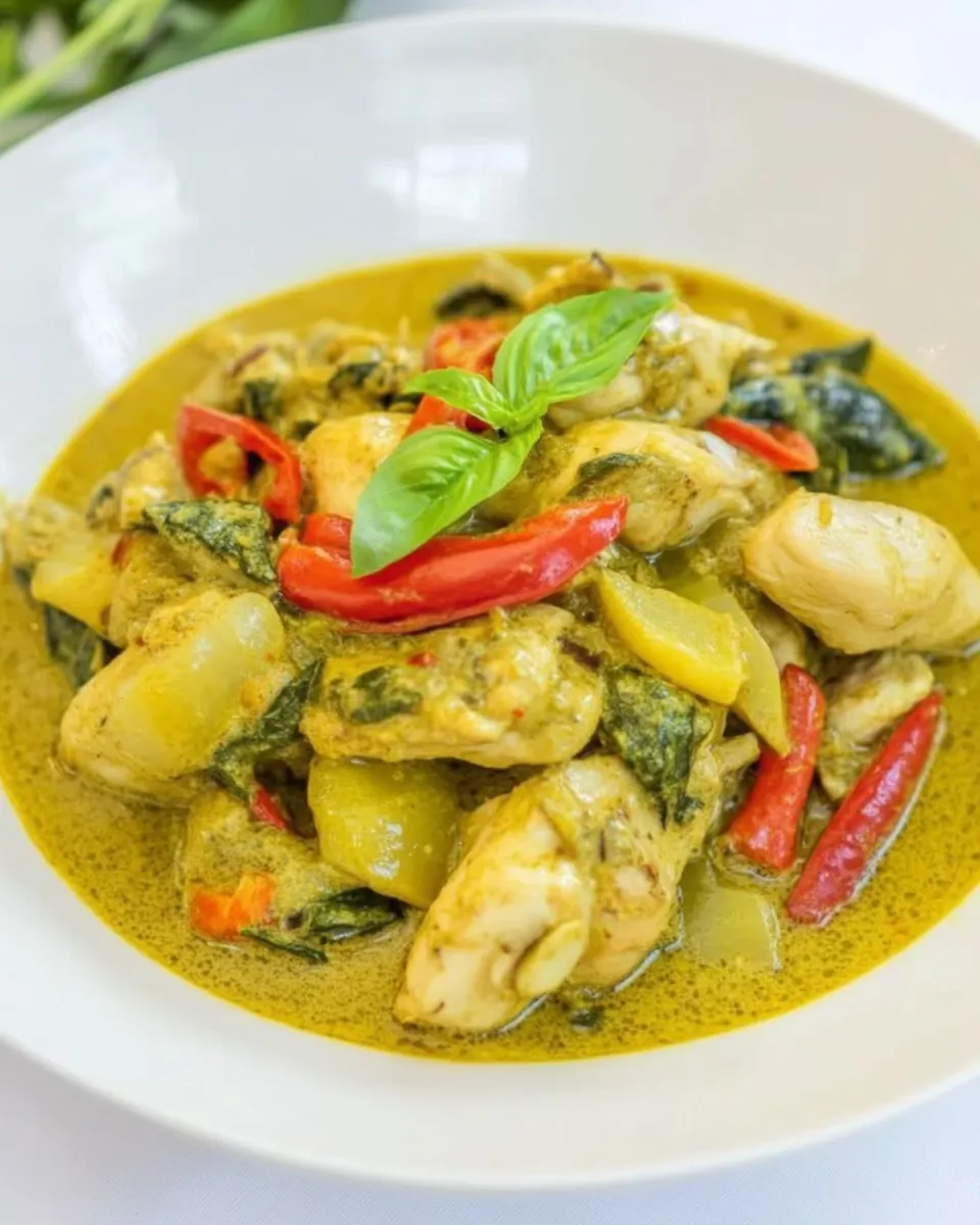 Delicious Coconut Ginger Chicken & Vegetables image