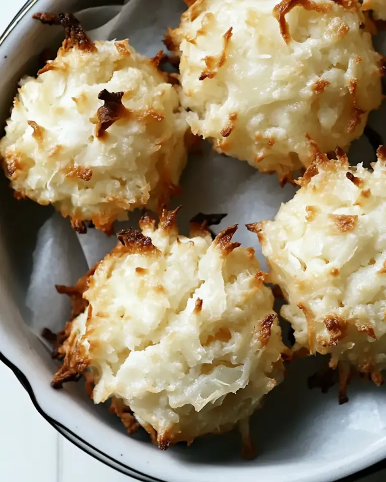 Homemade Coconut Macaroons Recipe photo