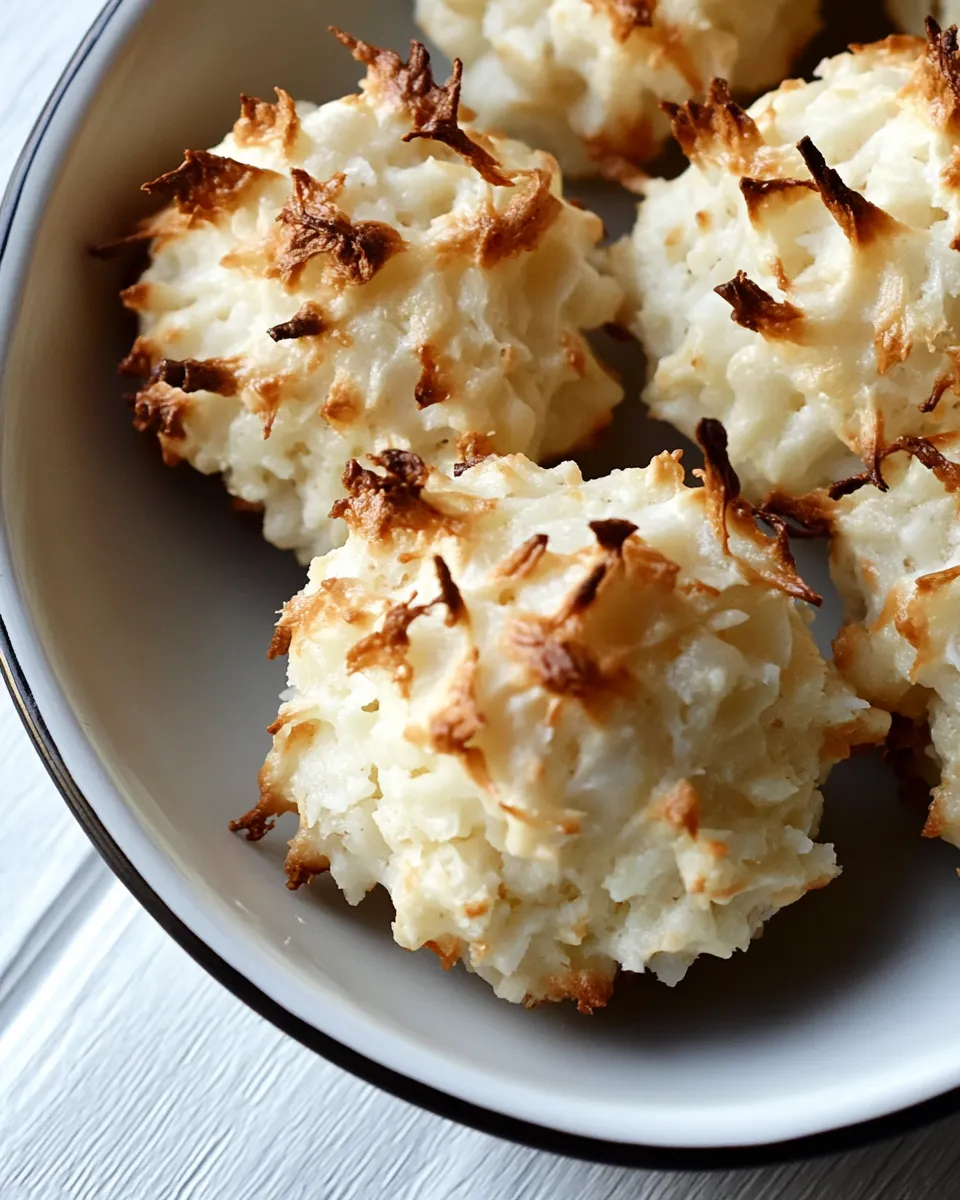 Classic Coconut Macaroons Recipe image