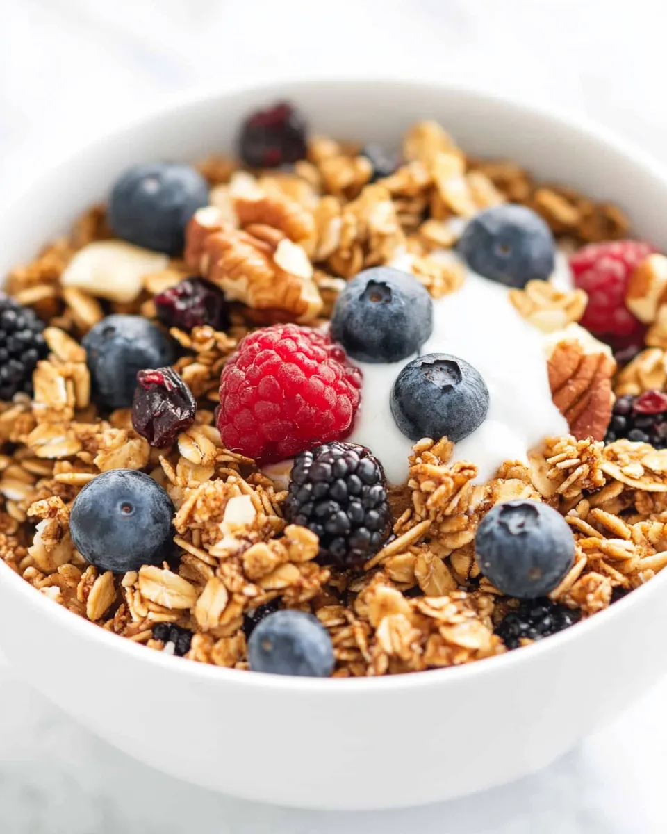 Quick Coconut Pecan Granola recipe photo